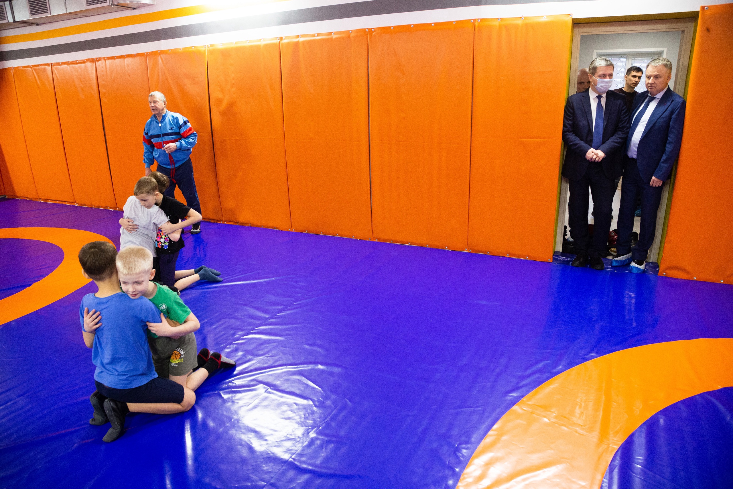 Группа Аквилон помогла открыть новый борцовский зал для детей округа Майская горка